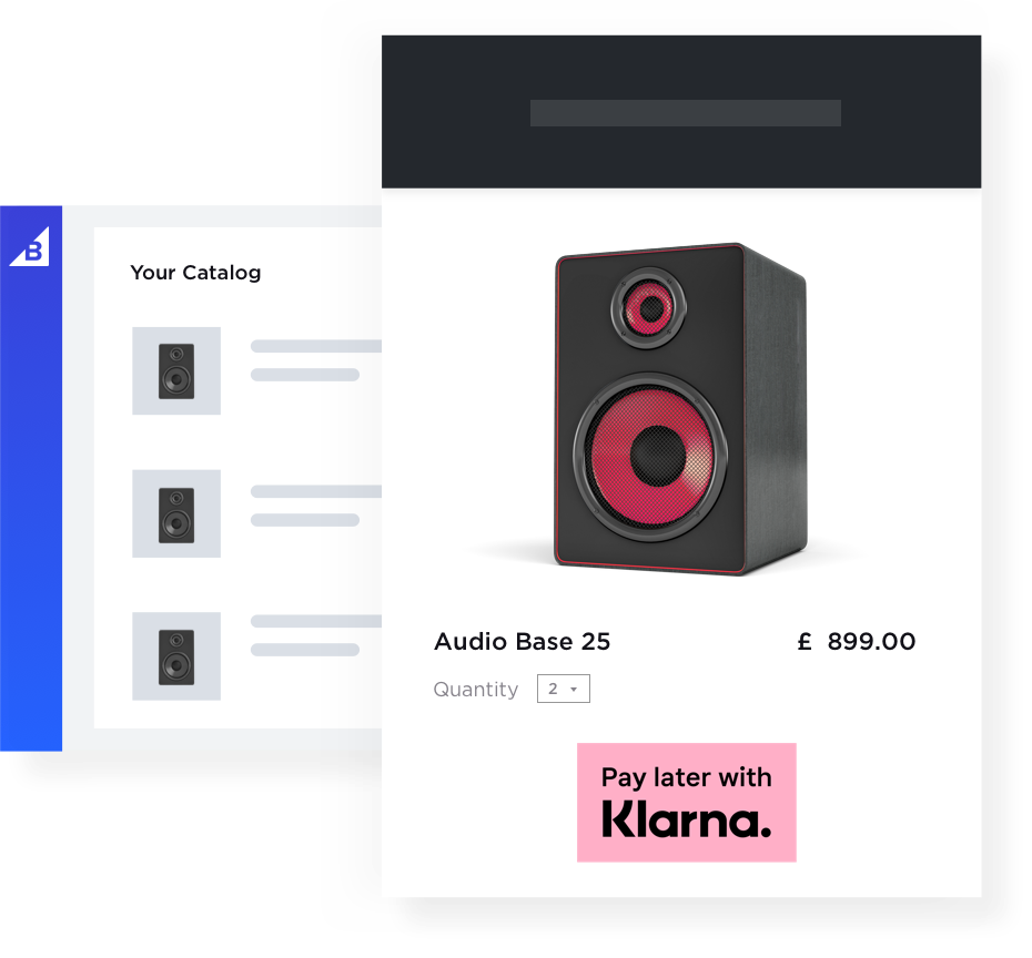 Offer financing options at checkout with Klarna